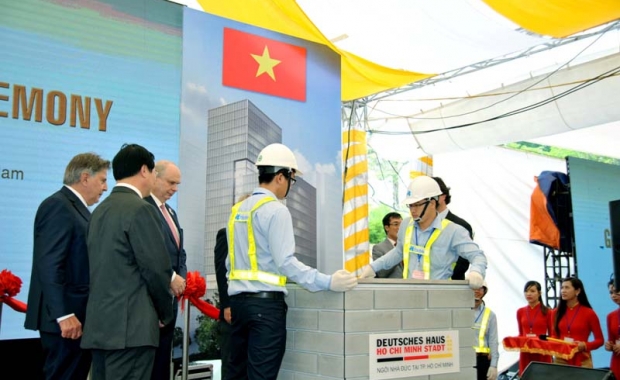Groundbreaking ceremony of Deutsches Haus Ho Chi Minh Stadt on the 24th October 2015