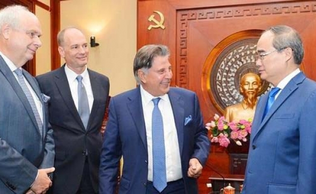 The German investors of Deutsches Haus Ho Chi Minh City announcing new wave of German investments and projects in Vietnam